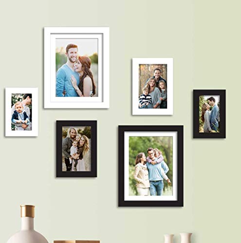 Art Street Set of 6 Black & White Wall Photo Frame, Picture