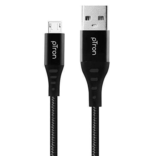 pTron USB-A to Micro USB 3A Fast Charging Cable compatible