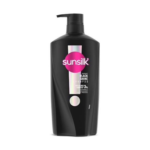 Sunsilk Radiant Black Shine Shampoo 650 ml || Infused with