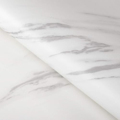 JRM Vinyl Marble Wallpaper Peel and Stick Waterproof