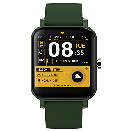 Maxima Max Pro X1 Smartwatch - Premium 1.4 HD Display of