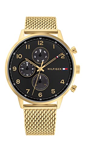 Tommy Hilfiger Multifunction Black Dial Watch for