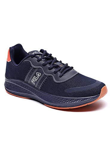 FILA Mens Grand ACE Denim Pea/RST ORG Casual Shoes 11010547