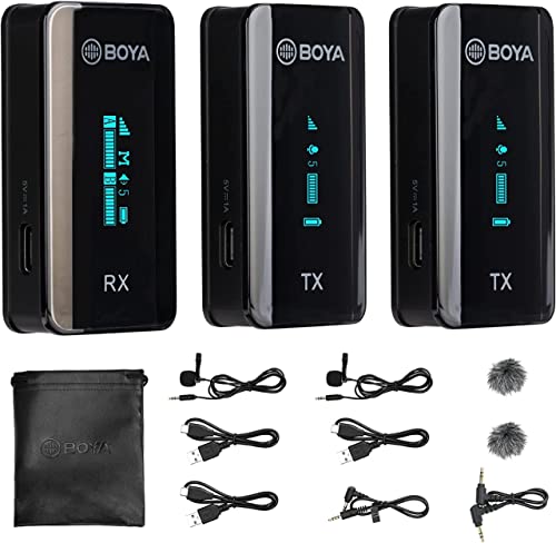 BOYA BY-XM6 S2 2.4GHz Dual Wireless Lavalier Microphone
