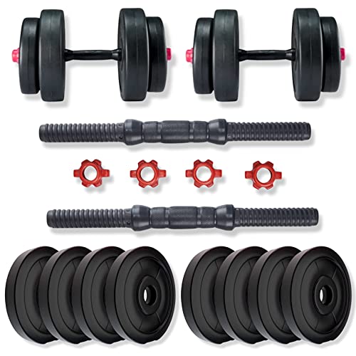 BULLAR Adjustable Dumbbells Set 8 Kg to 20 Kg with Pair of