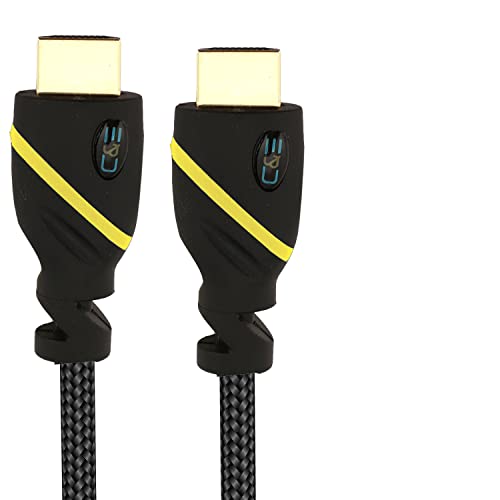 C & E Gold-Plated MESH High-Speed HDMI Cable with ARC (6