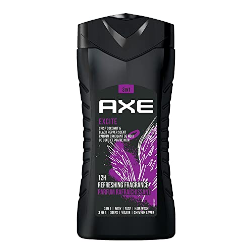 Axe Excite 3 In 1 Body, Face & Hair Wash For Men,