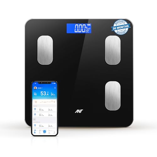 ANT Flora Smart Scale for Body Weight and Fat, Digital