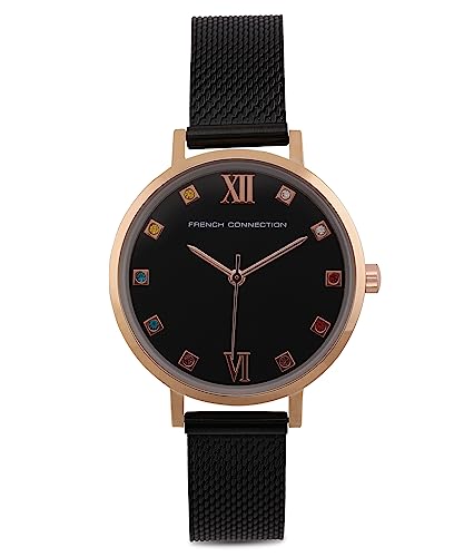 French Connection Spring-Summer 2023 Analog Black Dial