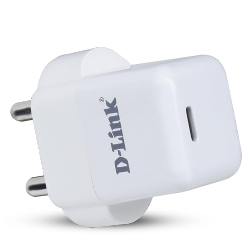 D-Link 20W Fast Charger C Type Port for All Type C Mobiles