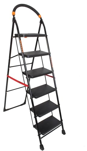 OBBO Nishika 6-Step Heavy Duty Steel Ladder for Home &