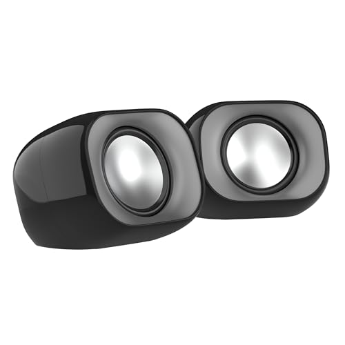 HP DHS-2111 Wired Speaker, 2-Channel Surround Sound, 3.5mm