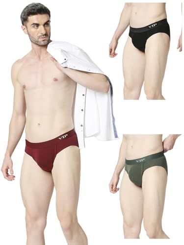 VIP Men's Cotton Briefs (Pack of 5)