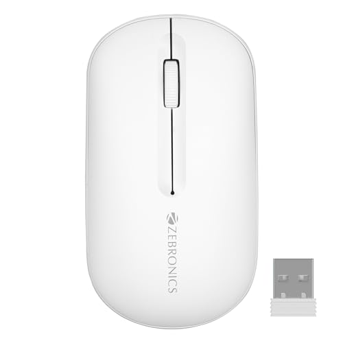 ZEBRONICS Pulse Wireless Mouse, Multi Connectivity, Dual