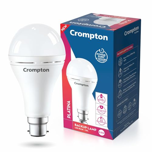 Crompton 8.5W Emergency LED Bulb | Backup Lamp | Inverter