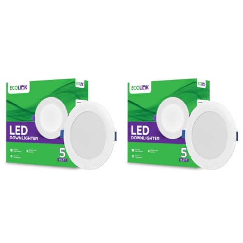 EcoLink Polycarbonate 5W Concealed JB Ceiling Light|Round