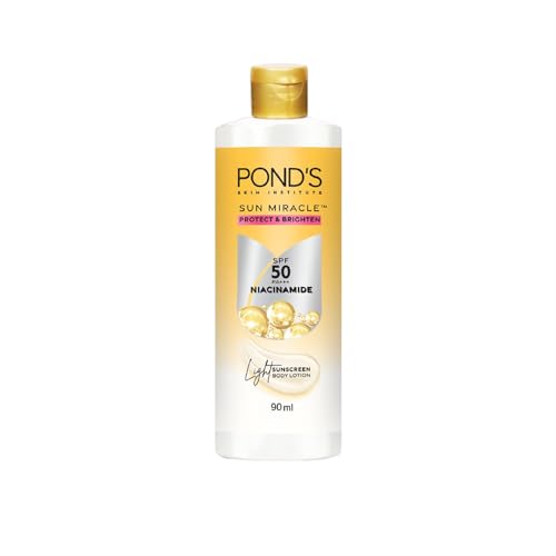 pond's sun miracle spf 50 pa+++ lightweight sunscreen body