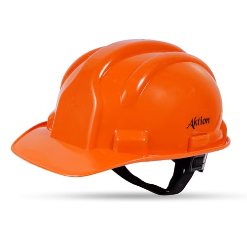 Aktion AK H02_WHT Safety Helmets Rachet Type, Color: