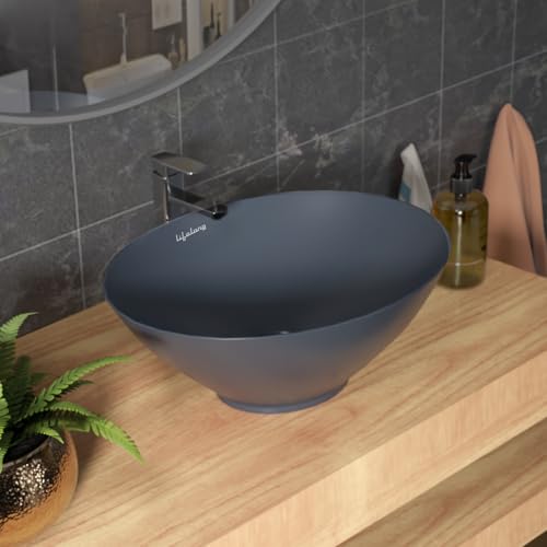 Lifelong Wash Basin for Bathroom - Tabletop Washbasin -