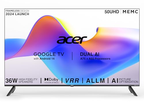 acer 126 cm (50 inches) I Pro Series 4K Ultra HD LED Smart
