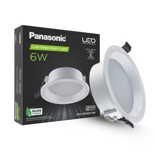 Panasonic 6W Deep Type Round Down Light, Surfce Light for