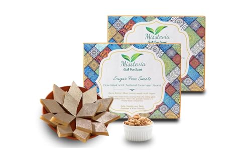 Misstevia Sugar Free Kaju Katli | Stevia Sweetened Sugar