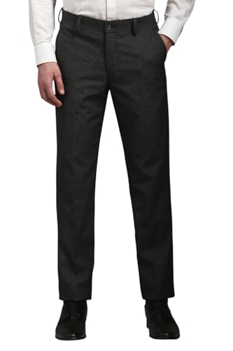 Louis Philippe Men's Slim Trousers (LPTFMSLPB57537_Grey