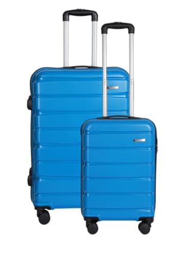 TEAKWOOD LEATHERS Hardside Wheels Trolley Bag, Hard Cabin