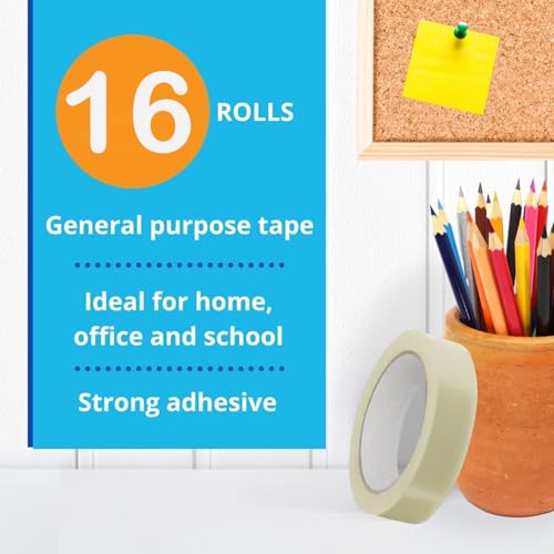 AIPL BOPP Packaging Clear Tape - 18MM x 65 Meter| Pack of