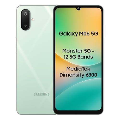 Samsung Galaxy M06 5G (Sage Green, 6GB RAM, 128 GB Storage)