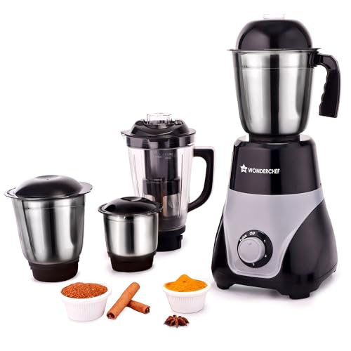 Wonderchef Vista Mixer Grinder | 4 Multi-purpose Jars |