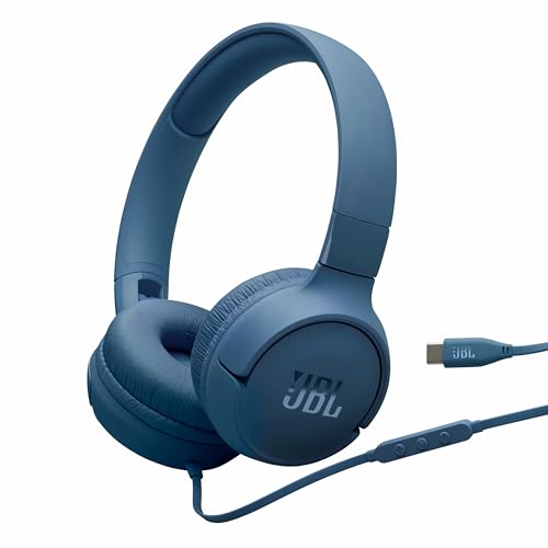 JBL Tune 520C On Ear Type C Wired Headphone, Pure Bass