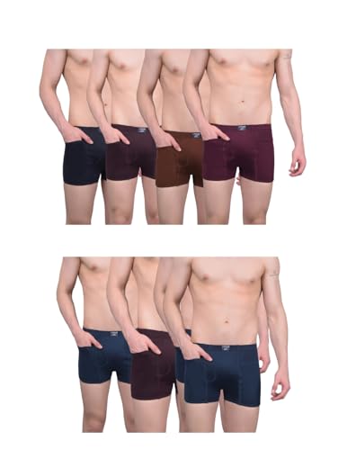 Dollar Lehar Mens Combed Cotton Trunk – Actual Colour May