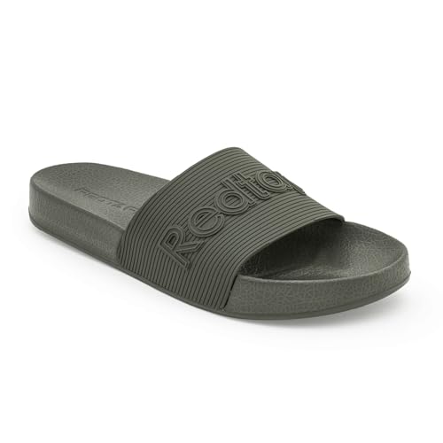 Red Tape Men's Casual Sliders | Easy Slip-On Flip-Flops
