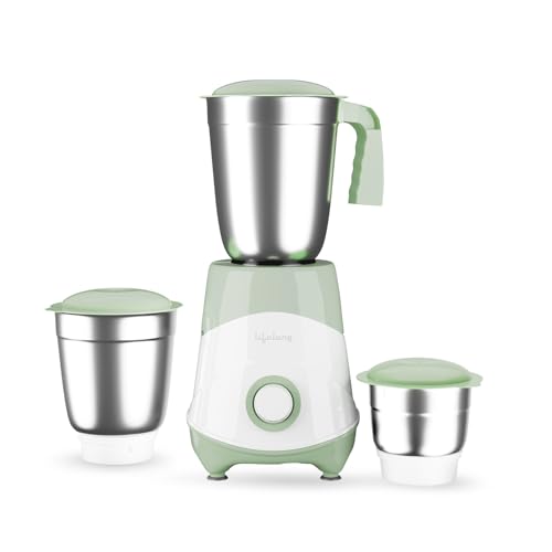 Lifelong Mixer Grinder for Kitchen | 3 Jar 600 Watt Mixie