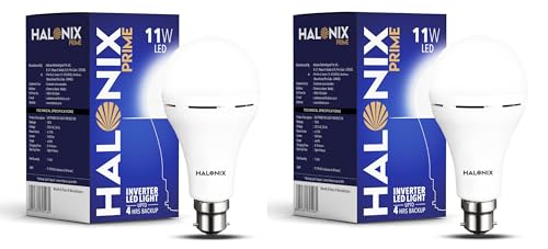 Halonix 11W Emergency Inverter Bulb | Rechargeable