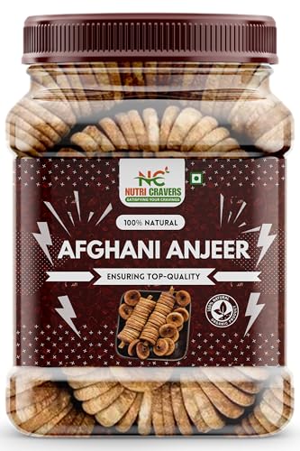Nutri Cravers Premium Afghani Anjeer 1kg | Handpicked Dried