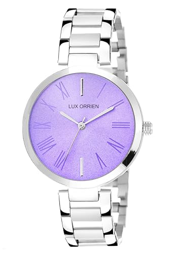 Lux Orrien Analog Purple Dial Watch for Women & Girls -