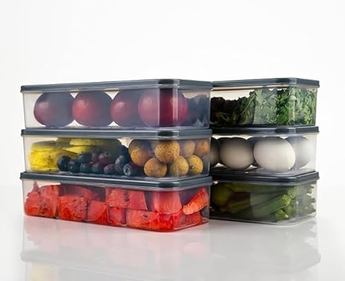 Clazkit Airtight Plastic Storage Containers Set for Kitchen