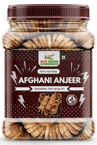 Nutri Cravers Premium Anjeer 500GM Pack | Soft, Juicy and