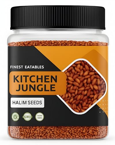 Kitchen Jungle Halim Seeds (Aliv Seeds) – 350 Gm Jar Pack