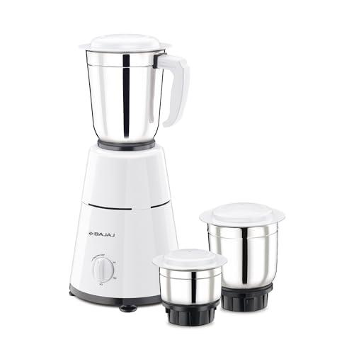 Bajaj 500 Watt GX-1 Mixer Grinder with 3 Jars- white - Bajaj Kitchen