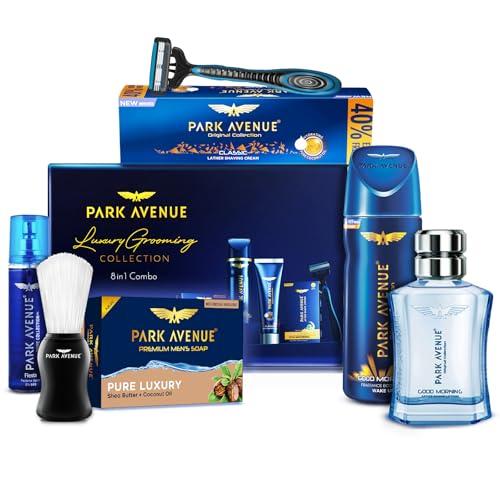 Park Avenue Luxury Grooming Collection 8 in 1 Combo Grooming Kit for men - Park Avenue Beauty
