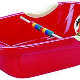 Cello Portable Plastic Baby Bath Tub, Pink - CELLO Home