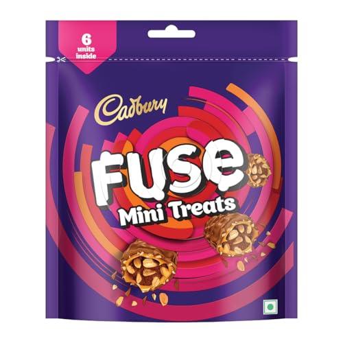 Cadbury Fuse Peanut & Caramel filled Mini Treats Chocolate Bars,93 Gm - Cadbury Grocery