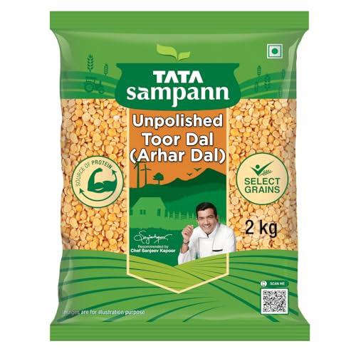 Tata Sampann unpolished Toor Dal 2 Kg - Tata Sampann Grocery