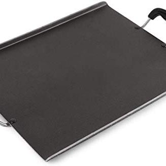Cello Non Stick Square Patri Tawa Aluminium Hammertone | Sturdy handles & Gas Stove Base Multi-Purpose Tava | Dosa,Roti,Chapati Tawa | Black - CELLO Kitchen