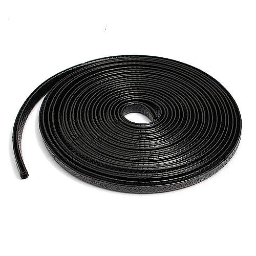 Automaze U Shape Edge Trim Rubber Strip Seal Protector Car Door Edge Guards for Most Cars (16 ft/5 m, Black) - Automaze Automotive Parts and Accessories