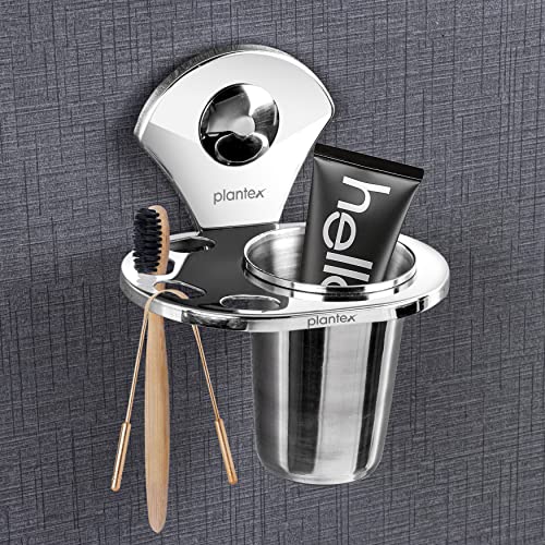 Plantex Royal Stainless Steel Tooth Brush Holder/Tumbler - Buy Plantex Home Improvement