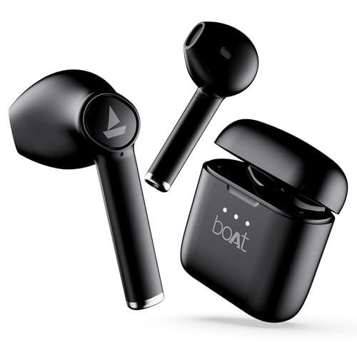 Boat Airdopes 131/8 with 60 Hrs Playback, ASAP Charge Truly Wireless Bluetooth in Ear Earbuds with Mic (Active Black) - boAt Electronics